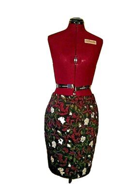 Ann Taylor LOFT Straight Pencil Skirt Floral Multicolor Women’s Size 2 Lined